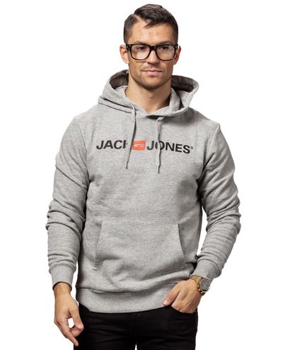 Logo Hoodie Gray Jack & Jones