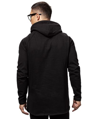 Hooded Long Hem Sweat Alan Rust