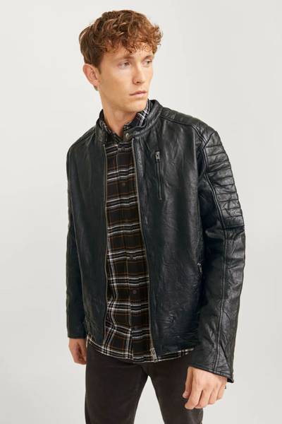 Richard Real Leather Jacket Jack & Jones