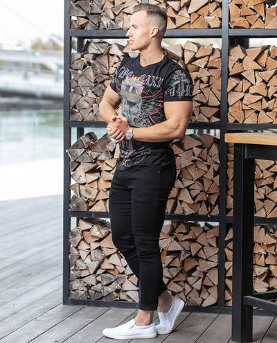 Hades Paradise T-Shirt Black Cipo & Baxx Hades Paradise T-Shirt Black Cipo & Baxx