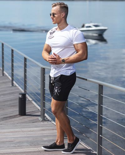 EL Captain Valkoinen T-paita Peoples Uniform