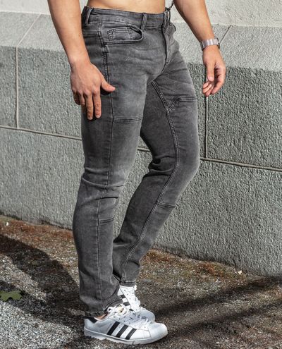 Loom Grey Slim Zip L32 Only & Sons