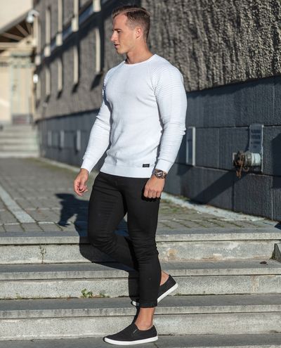 Bryan Knit White Rusty Neal