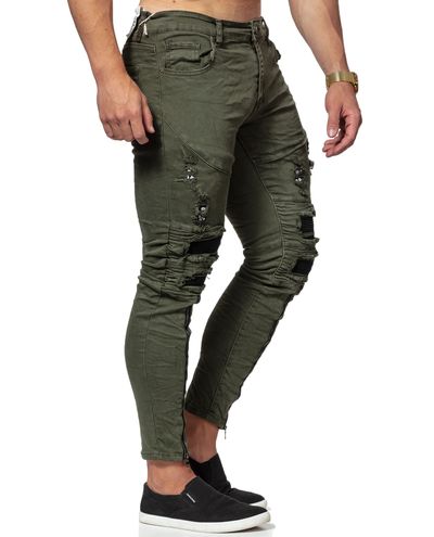 Streetwear Jeans Olive L32 Jerone
