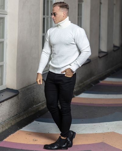 Structured High Roll Neck Rusty Neal
