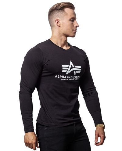 Basic Longsleeve Black Alpha Industries