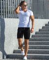 Basic V-Neck T-Shirt White Jack & Jones