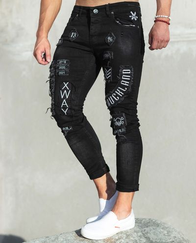 Auckland Jeans Black L32 Jerone