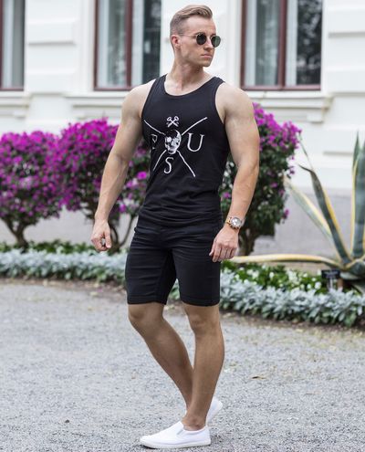 Jason Tank Black Peoples Uniform
