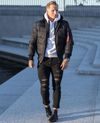 MA-1 Back Print Puffer Black Alpha Industries