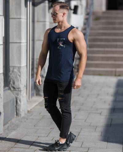 Coastal Tank NavyJack & Jones