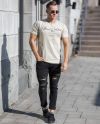 Logo T-Shirt Beige Adam Walker