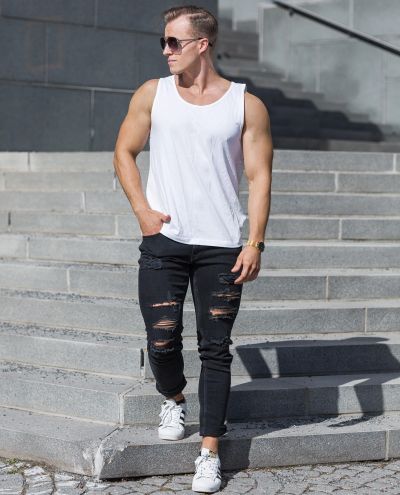 Steen White Tank Brandit