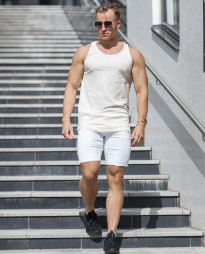 Hollywood Tank Top White Jack & Jones Hollywood Tank Top White Jack & Jones