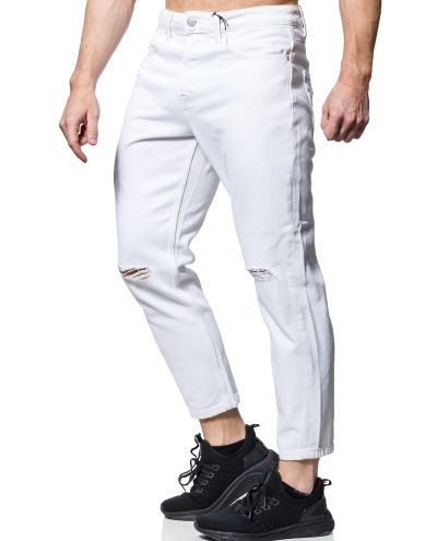 Valkoiset Cropatut Farkut L32 Only & Sons