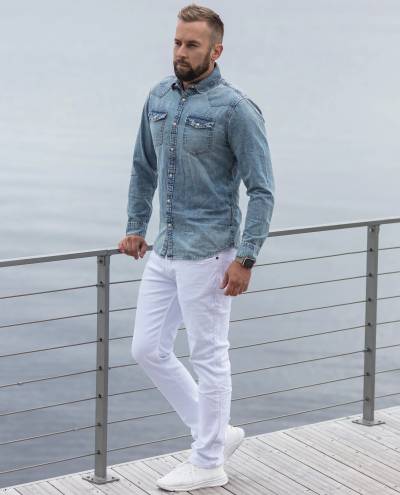 James Denim Shirt Blue Jack & Jones James Denim Shirt Blue Jack & Jones