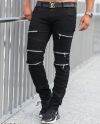 Zippered Jeans Black L32 Jerone