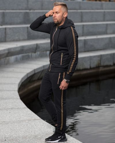 Tracksuit Gray With Golden Details Jerone