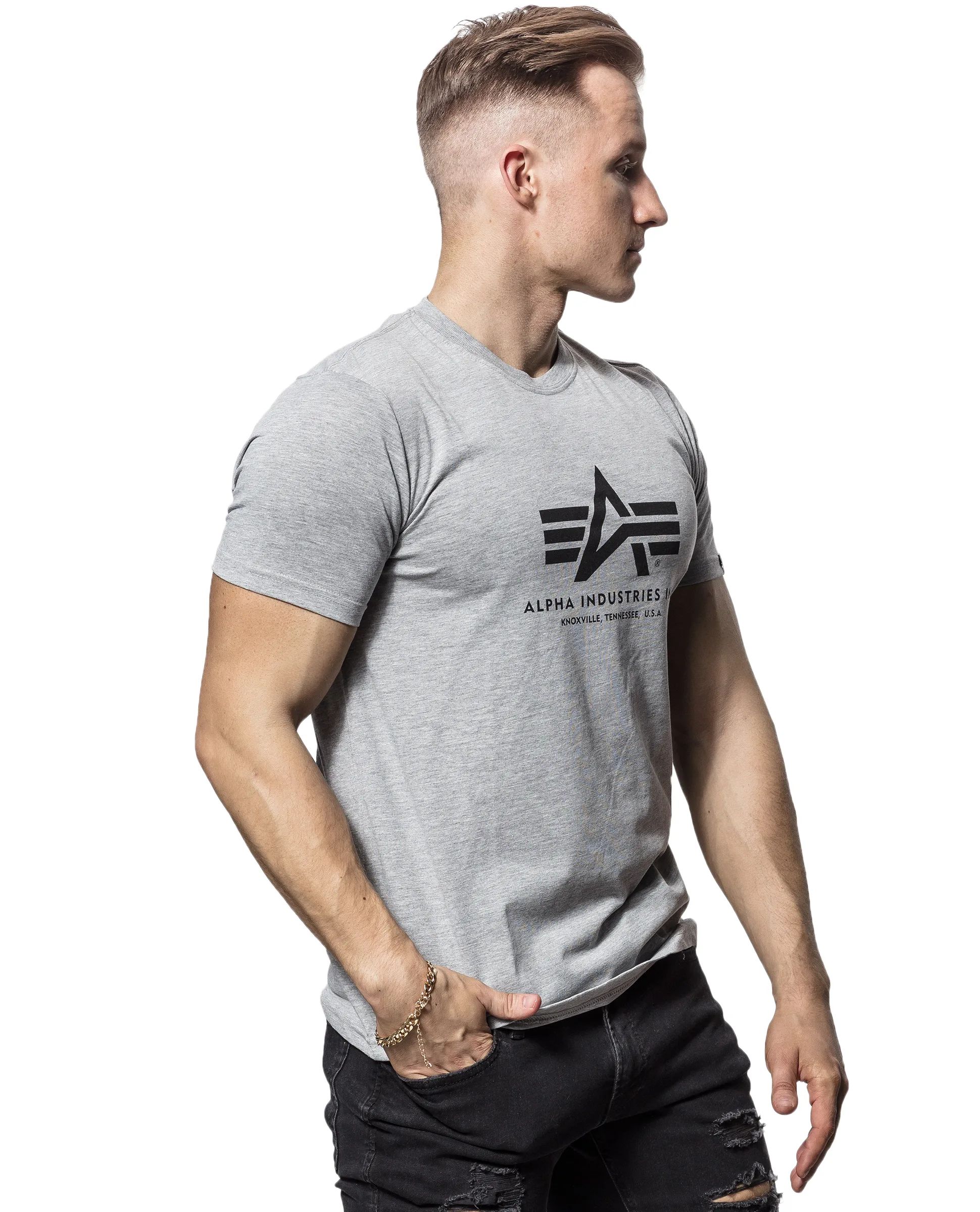 Alpha Industries Gray T-Shirt Basic