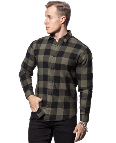 Gingham Twill Shirt Green Jack & Jones Gingham Twill Shirt Green Jack & Jones