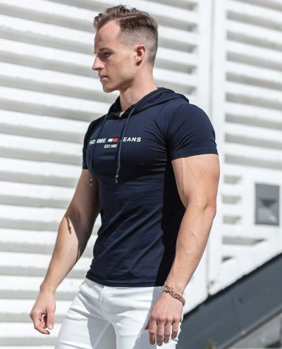 Hupullinen Sininen T-Paita Jerone