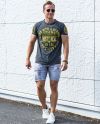 Born With A Purpose Dark Gray T-Shirt Rusty Neal