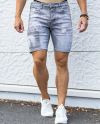 Kim Gray Denim Shorts Zayne Paris