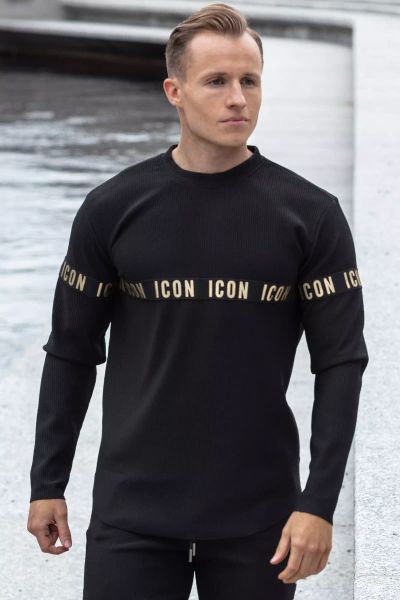 Golden Embroided Icon Structured Elastic Longsleeve Jerone
