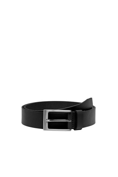 Brad Leather Belt Black Only & Sons