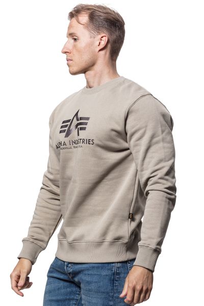 Beige Collegepaita Logopainatuksella