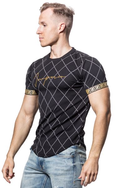 Imperio Structured T-Shirt Black Jerone
