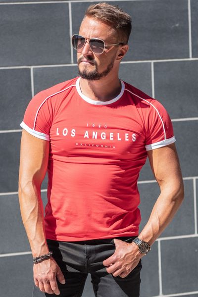 Los Angeles Red T-Shirt Jerone Los Angeles Red T-Shirt Jerone