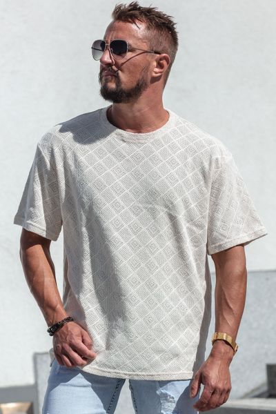 Off White Crochet T-Shirt Carisma Off White Crochet T-Shirt Carisma