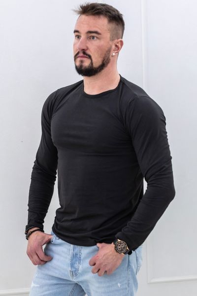 Musta pitkähihainen Basic Jerone