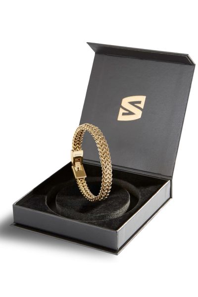 Franco Bracelet Stainless Steel Gold Serasar Franco Bracelet Stainless Steel Gold Serasar
