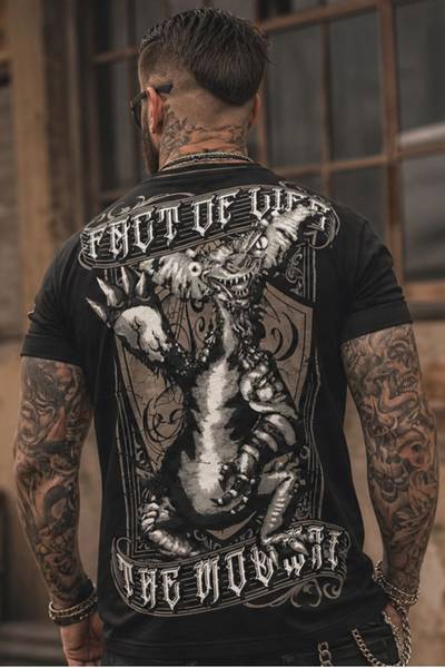 Mogwai Gilded Black T-Shirt Fact Of Life Mogwai Gilded Black T-Shirt Fact Of Life