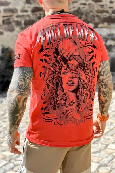 Sinner Red T-Shirt Fact Of Life