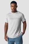 Everyday Cotton T-shirt Print Men Light Grey Melange ICANIWILL