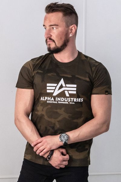 Basic Camo T-Shirt Alpha Industries Basic Camo T-Shirt Alpha Industries