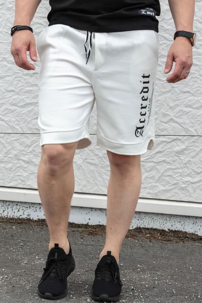 Accredit valkoiset collegeshortsit JERONE Accredit valkoiset collegeshortsit JERONE