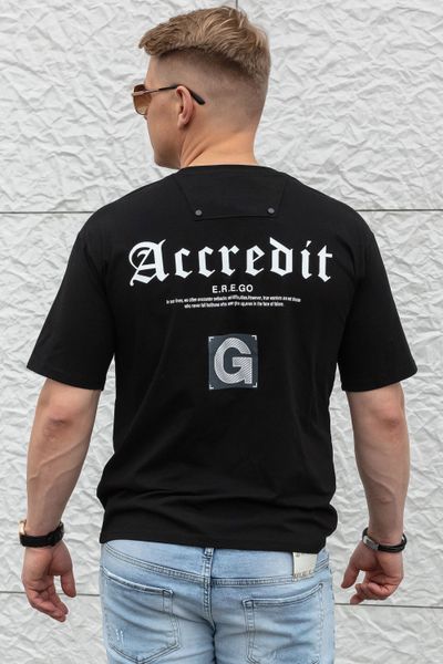 Accredit T-paita musta JERONE Accredit T-paita musta JERONE