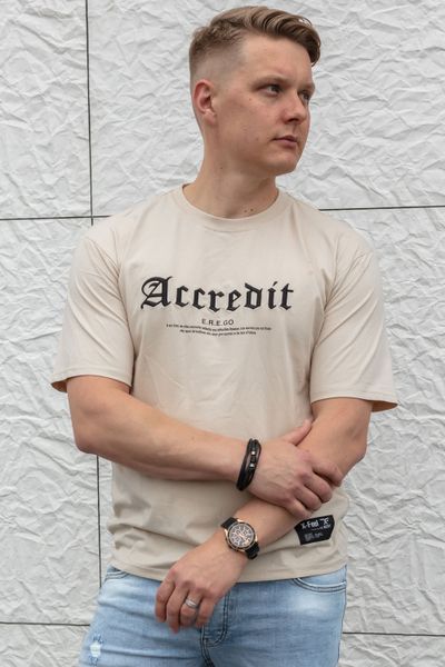 Accredit T-paita vaaleanruskea JERONE