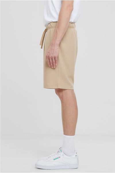 Vohvelipintaiset beiget shortsit URBAN CLASSICS