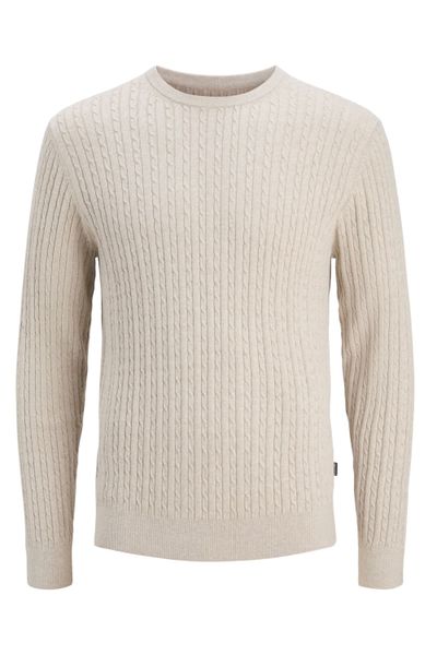 Eemil vaaleanruskea neule Jack & Jones