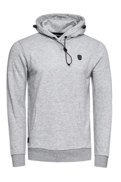 Gray Hoodie Drawstring Rusty Neal