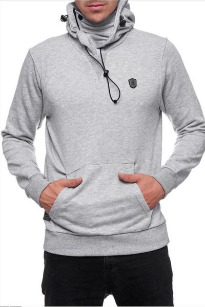 Gray Hoodie Drawstring Rusty Neal