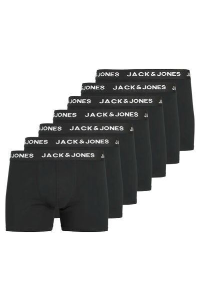 Chuey 7pack mustat bokserit Jack&Jones