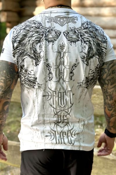 Fenrir White T-Shirt Fact Of Life