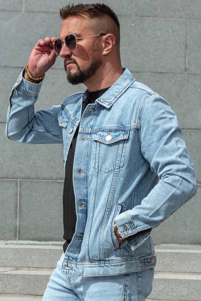 Sininen farkkutakki JACK&JONES