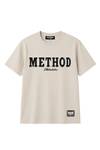 Method T-paita beige strasseilla JERONE